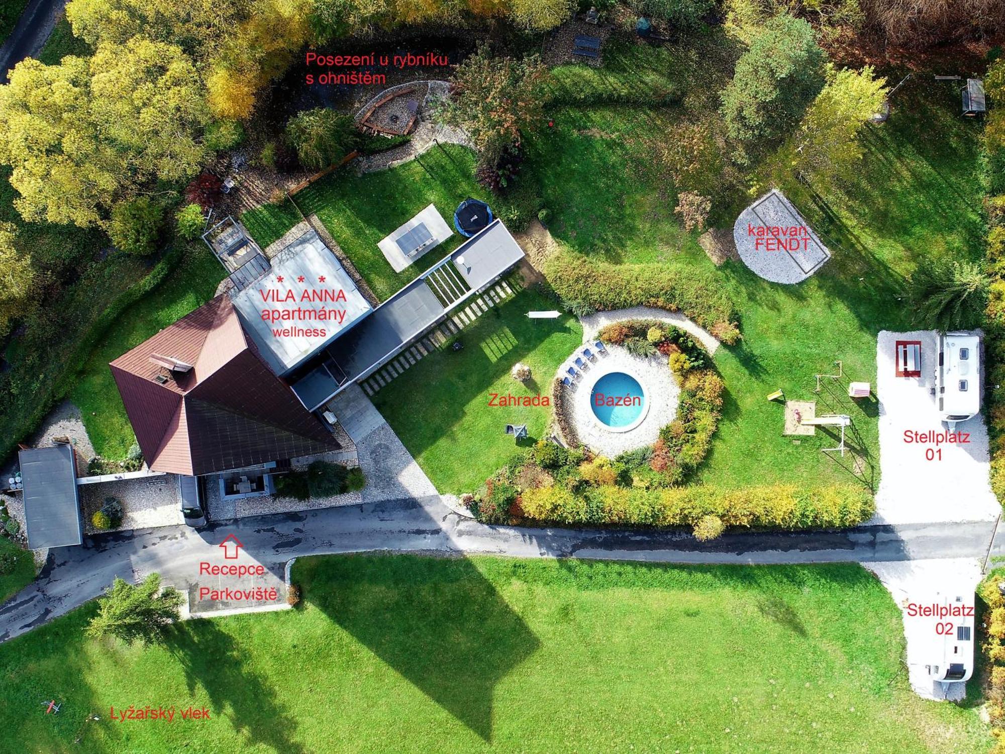 Vila Anna Wellness Halenkov Exterior foto